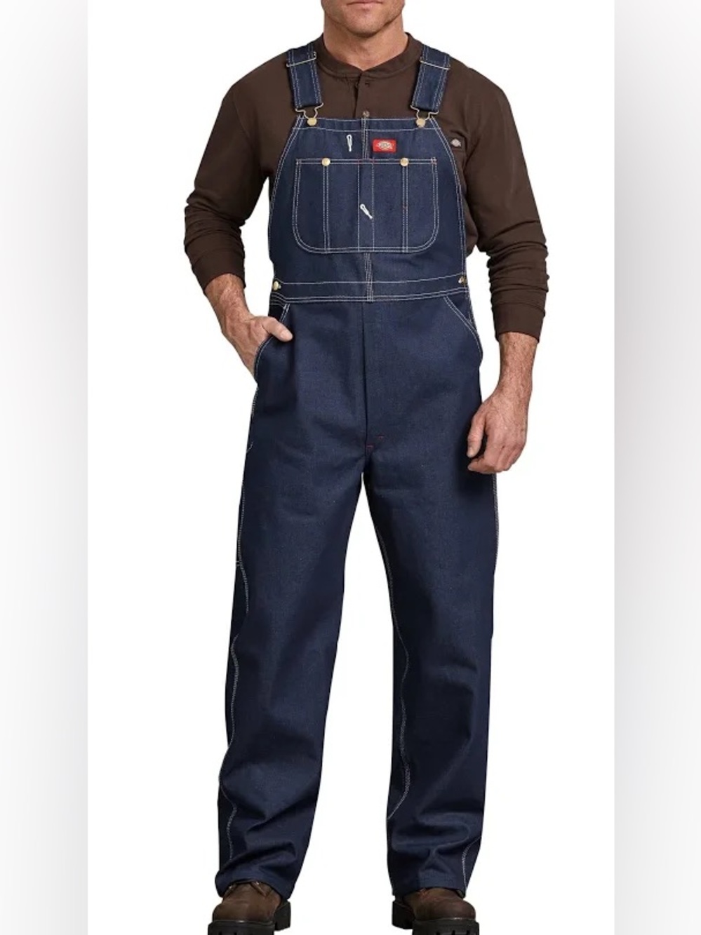 NWOT Dickies Mens and Big Mens Indigo Blue Bib Overall Size: 36x34